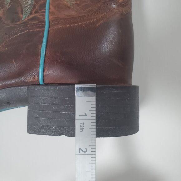 Ariat Women's Boots Size 9B Tombstone Leather Western Cowboy Square Toe 10008017 - Picture 15 of 16